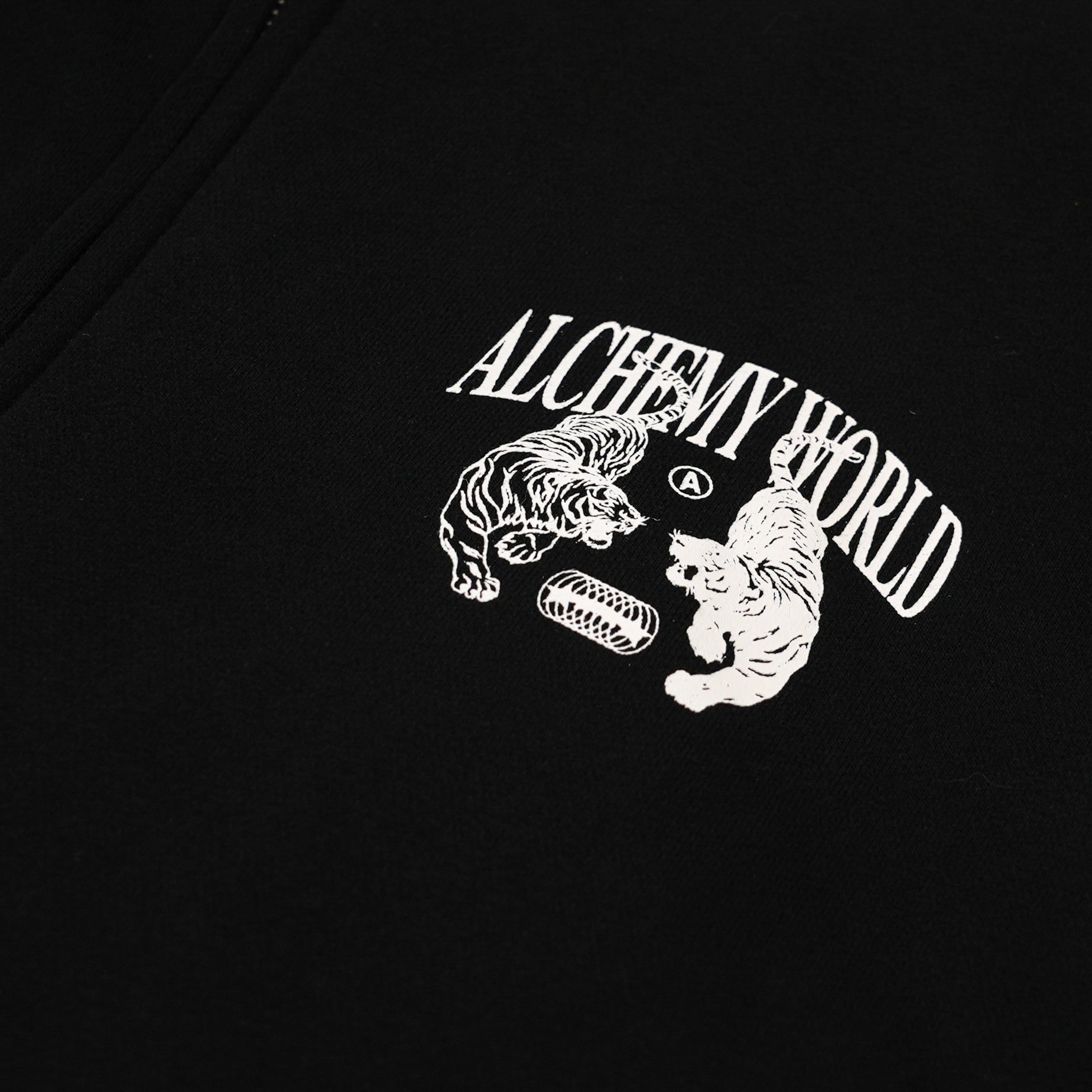 ALCHEMY TIGER ZIP UP SWEATER