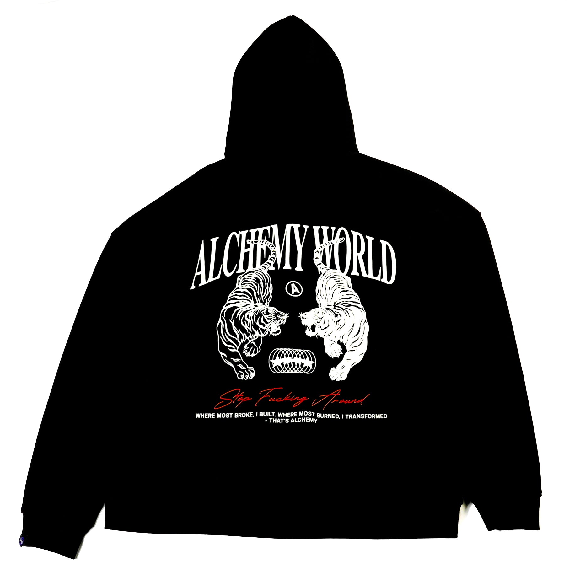 ALCHEMY TIGER ZIP UP SWEATER