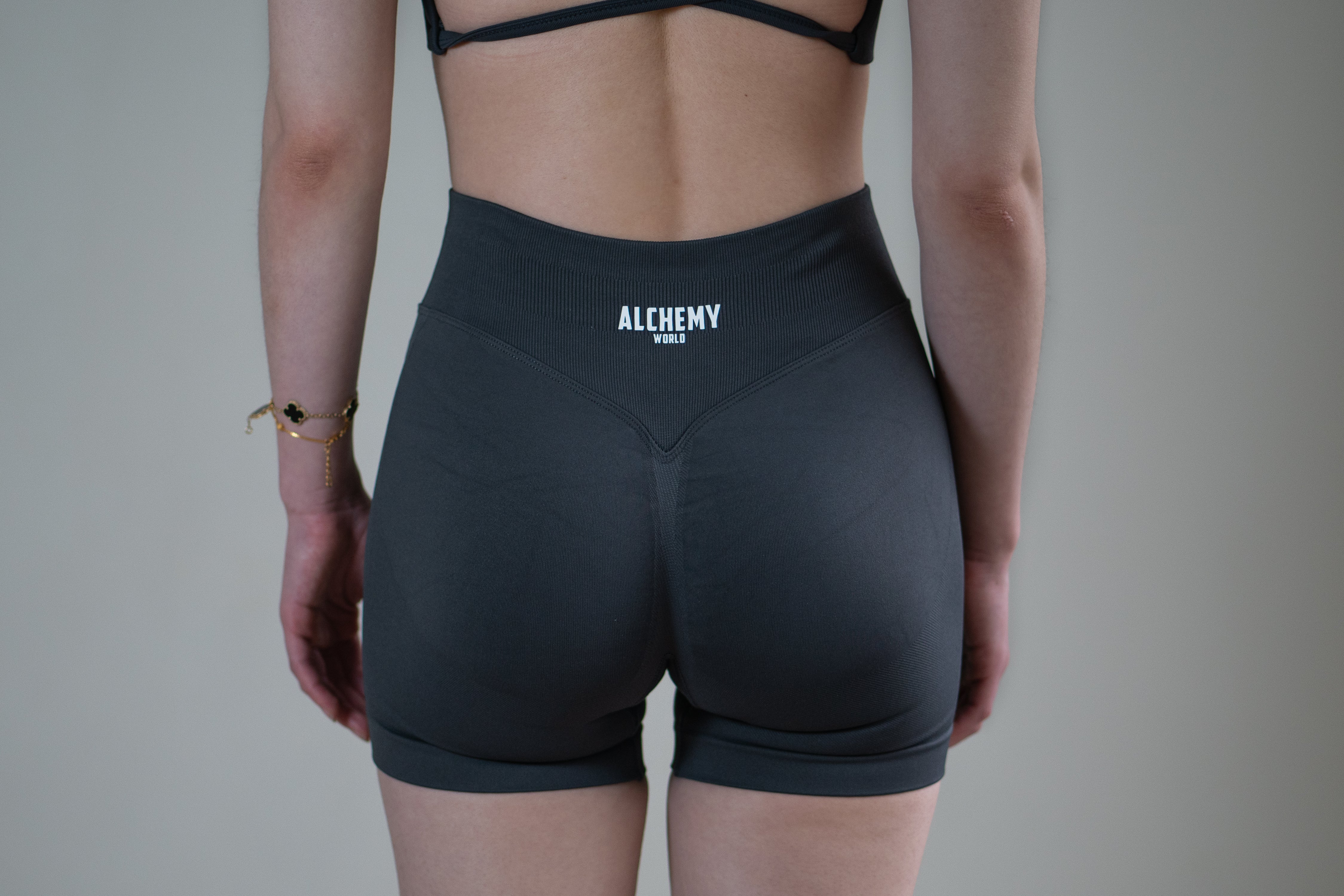 CHARCOAL GREY COMPRESSION SHORTS