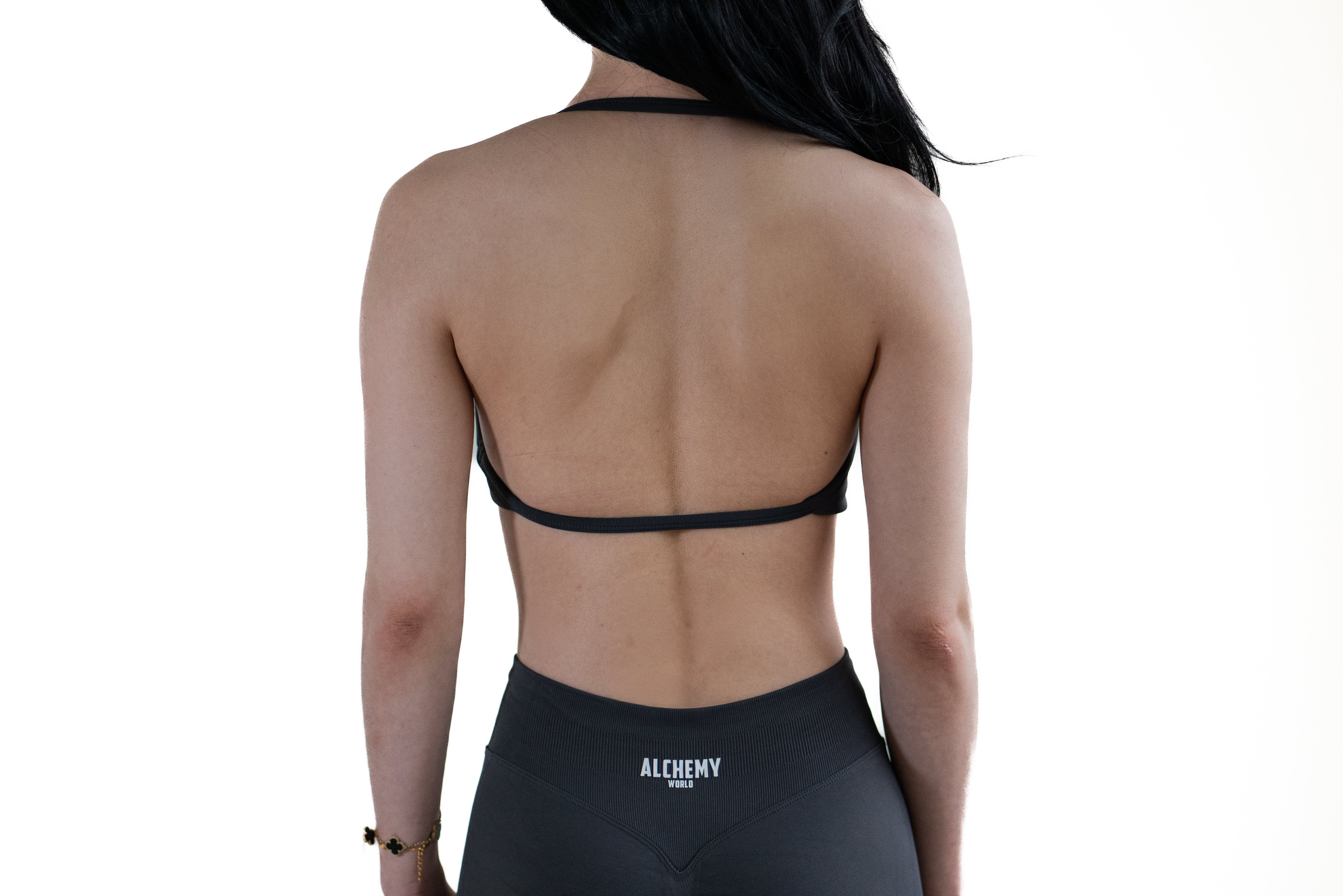 CHARCOAL MINIMAL BRA