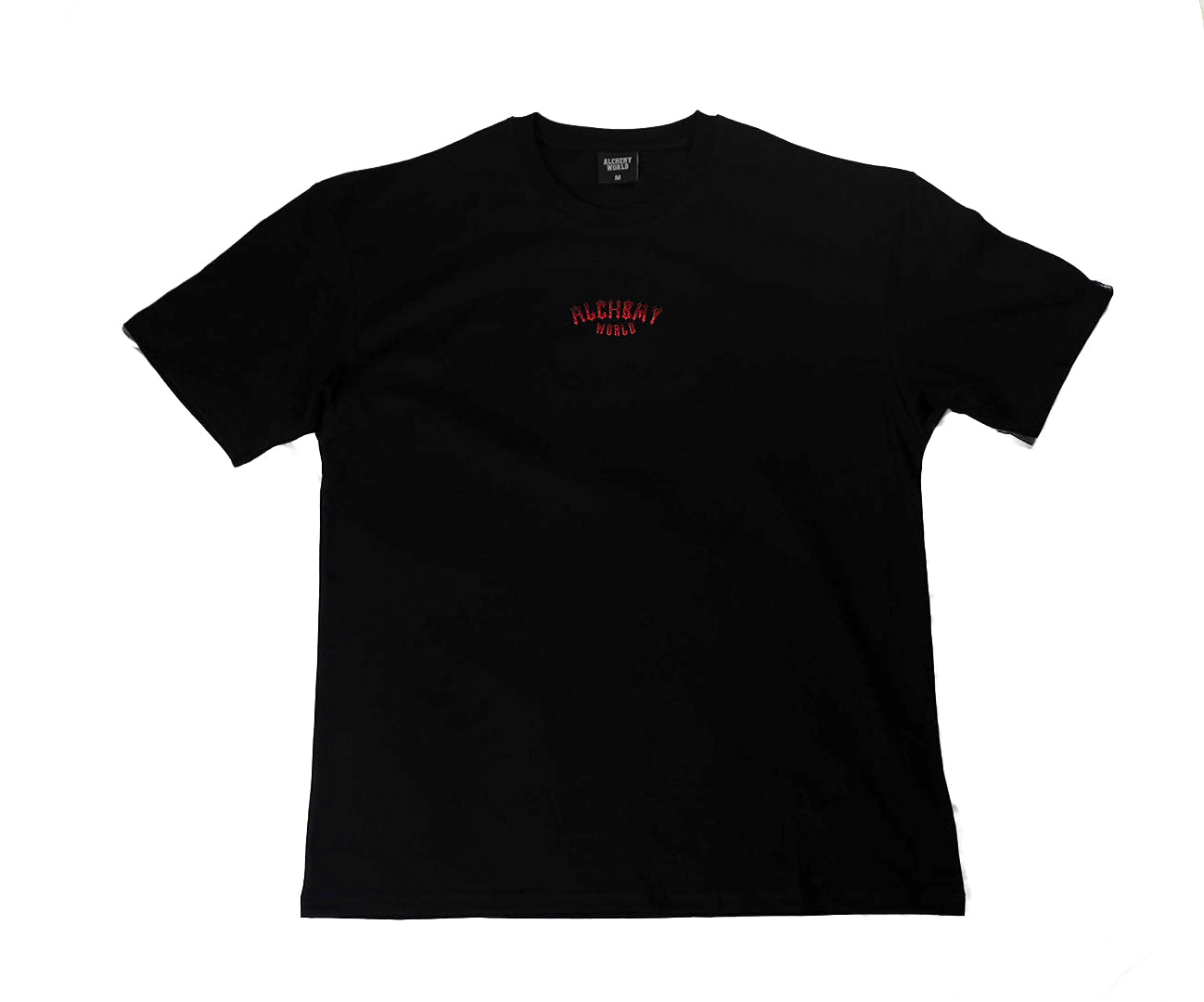 GOTHIC FLAME RED LOGO T-SHIRT