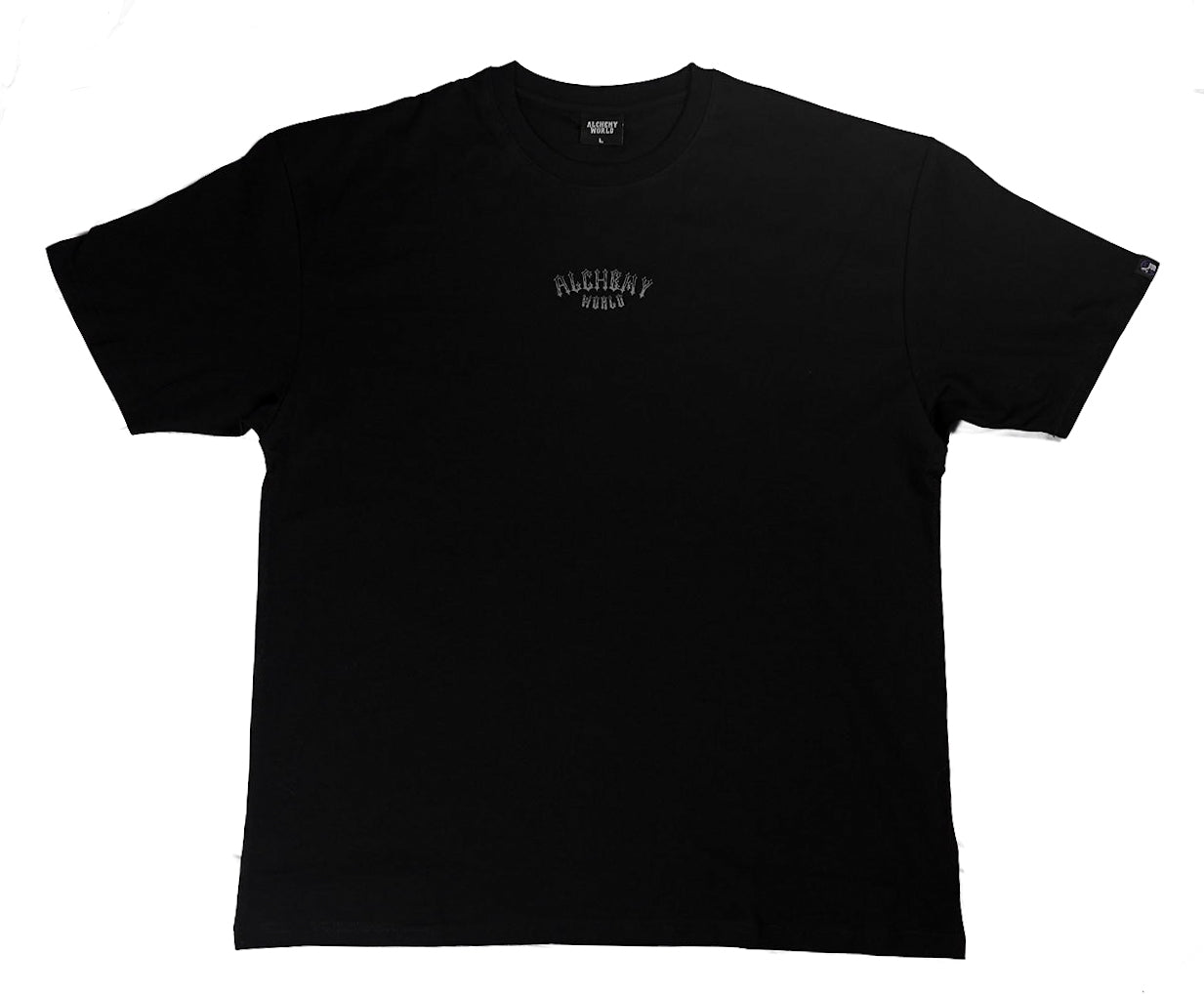 GOTHIC FLAME CHARCOAL LOGO T-SHIRT