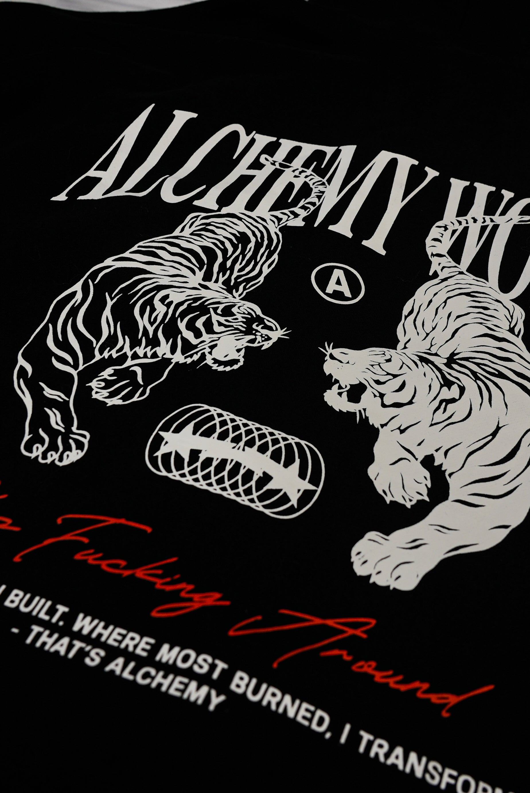 ALCHEMY TIGER ZIP UP SWEATER