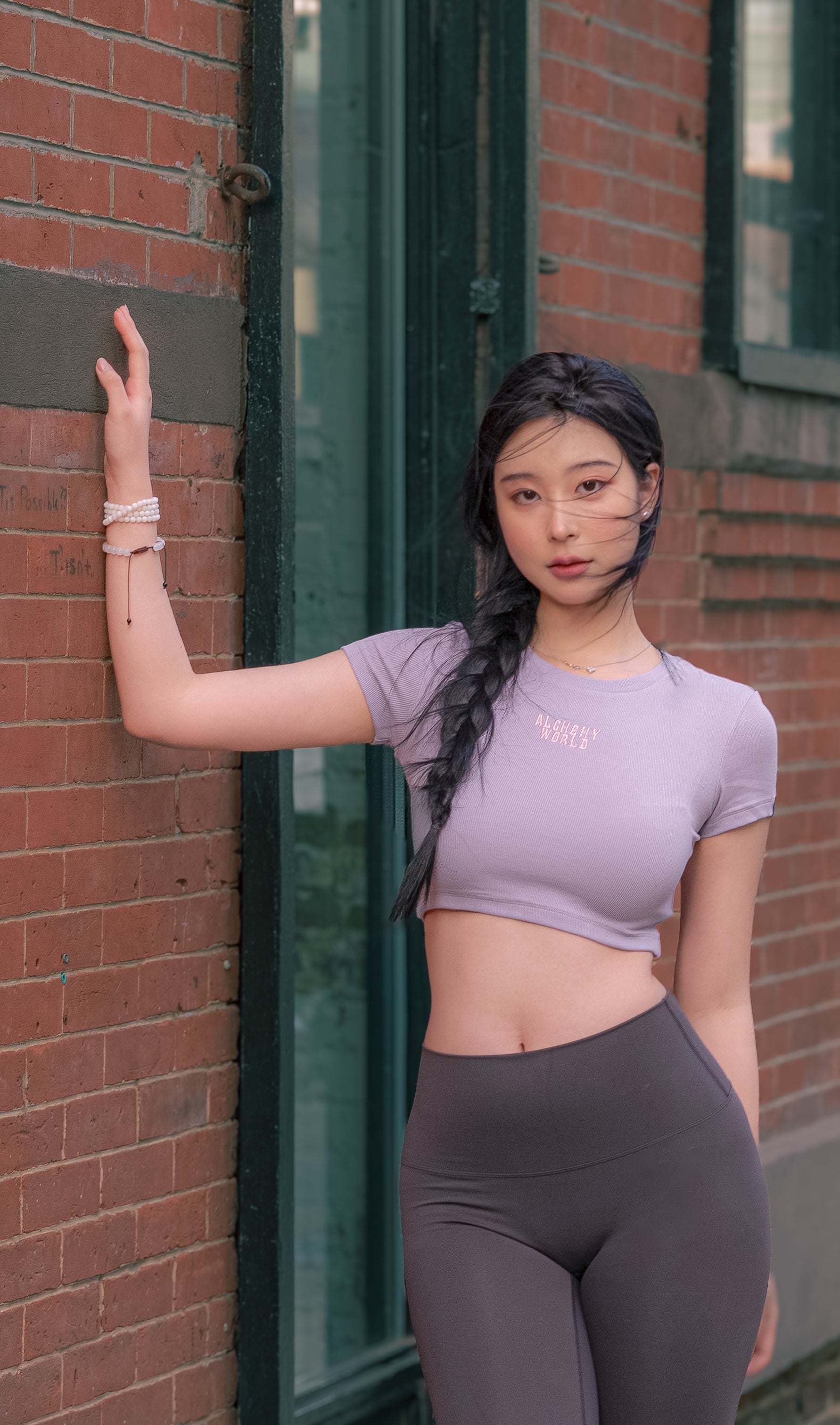 LAVENDER CROP TOP