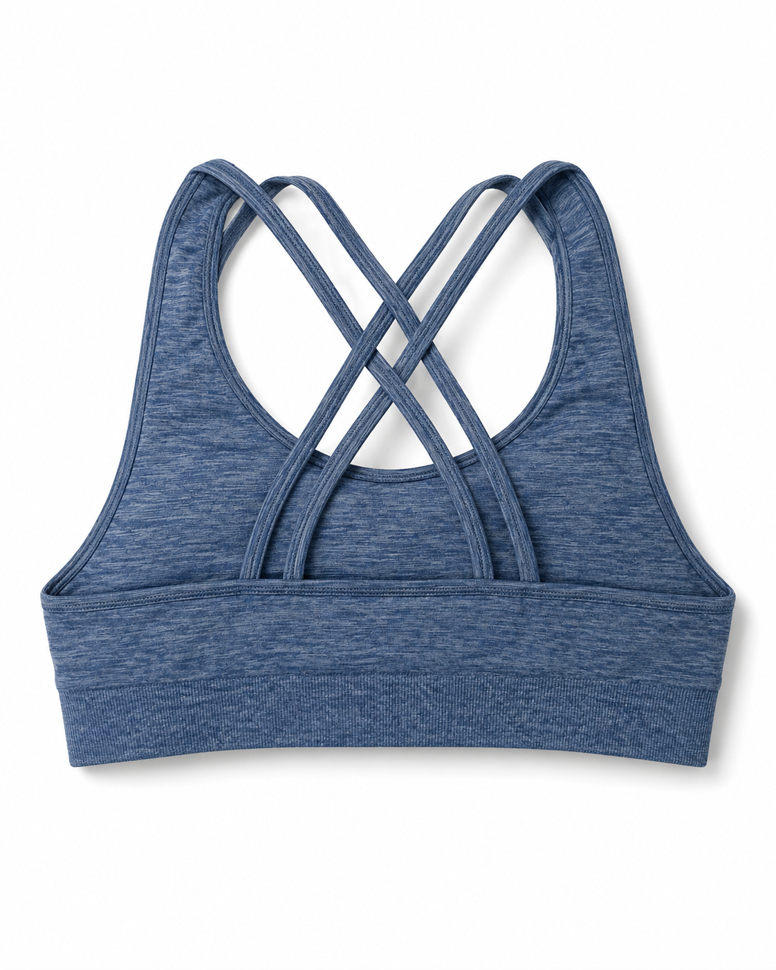 LUMA Sports Bra - Heather Blue