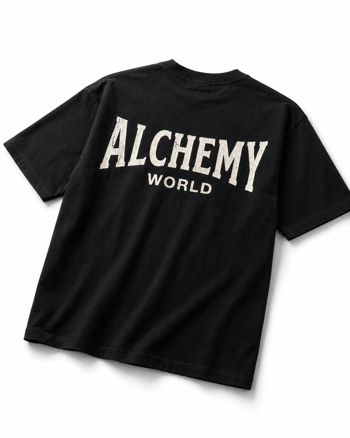 Legacy Oversized Tee – Black / Vintage White