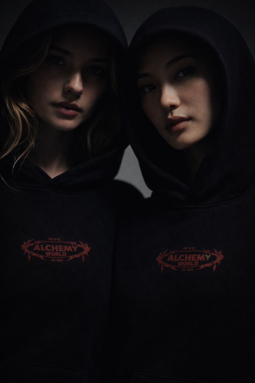 Gothic oversized hoodie