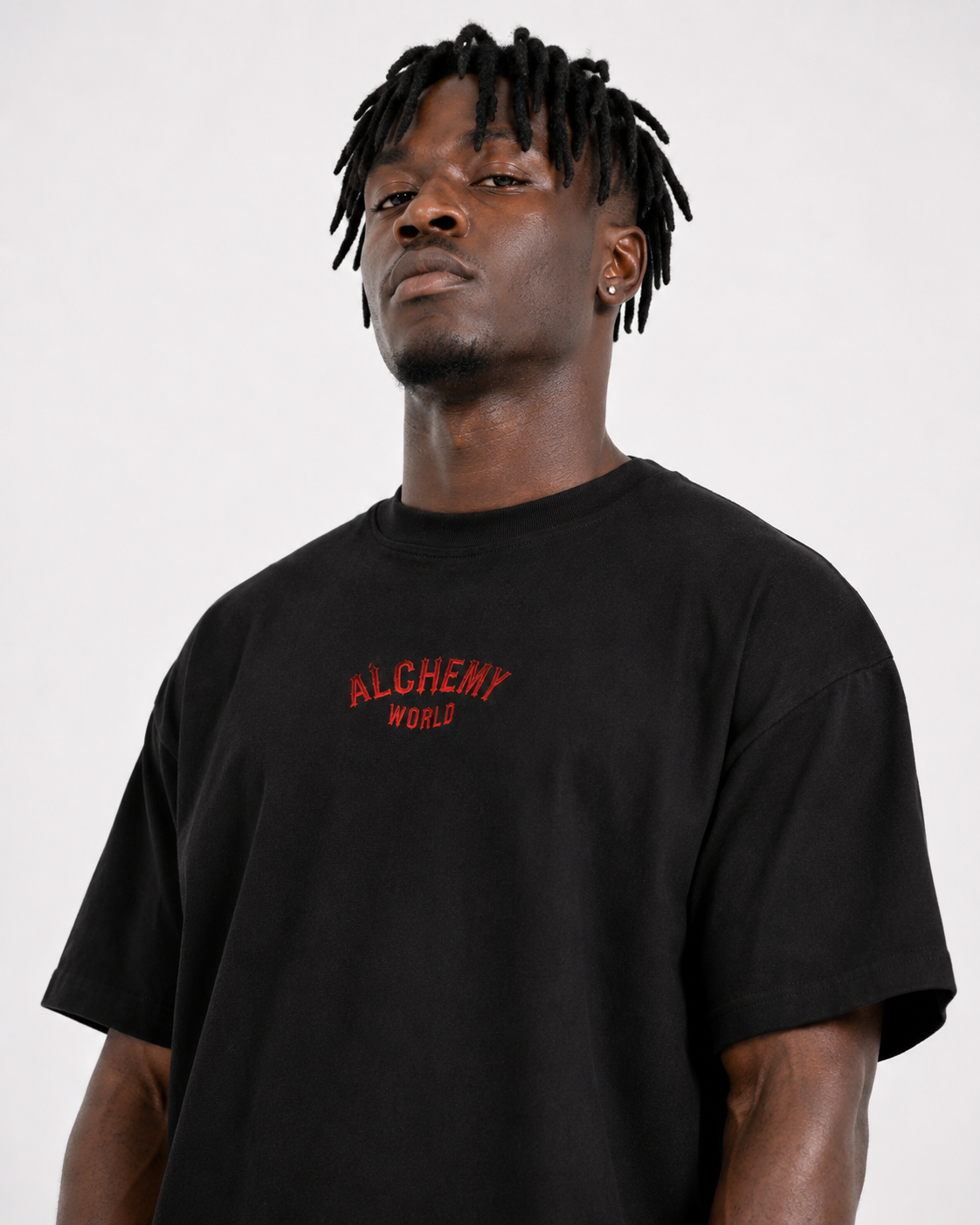 GOTHIC FLAME RED LOGO T-SHIRT