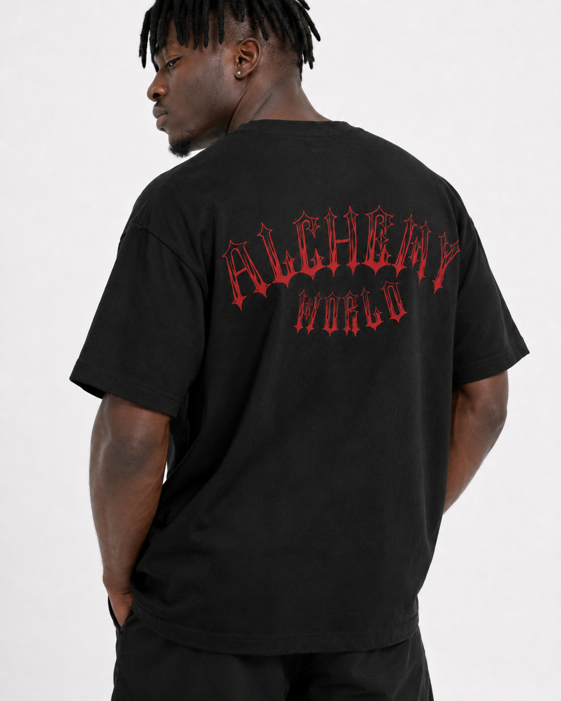 GOTHIC FLAME RED LOGO T-SHIRT