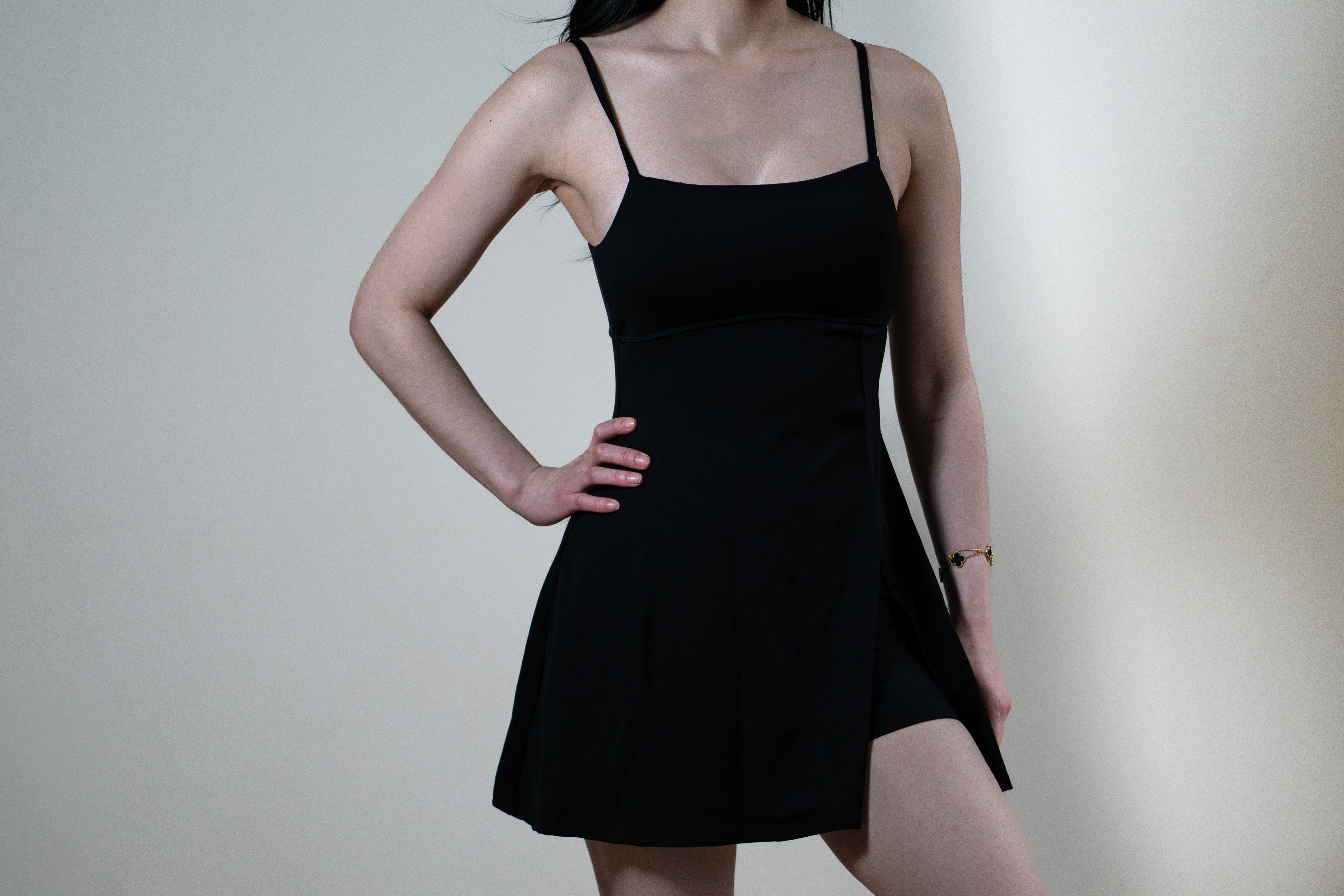 BLACK COURT DRESS