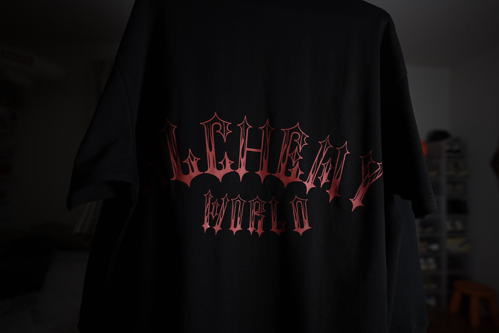 GOTHIC FLAME RED LOGO T-SHIRT