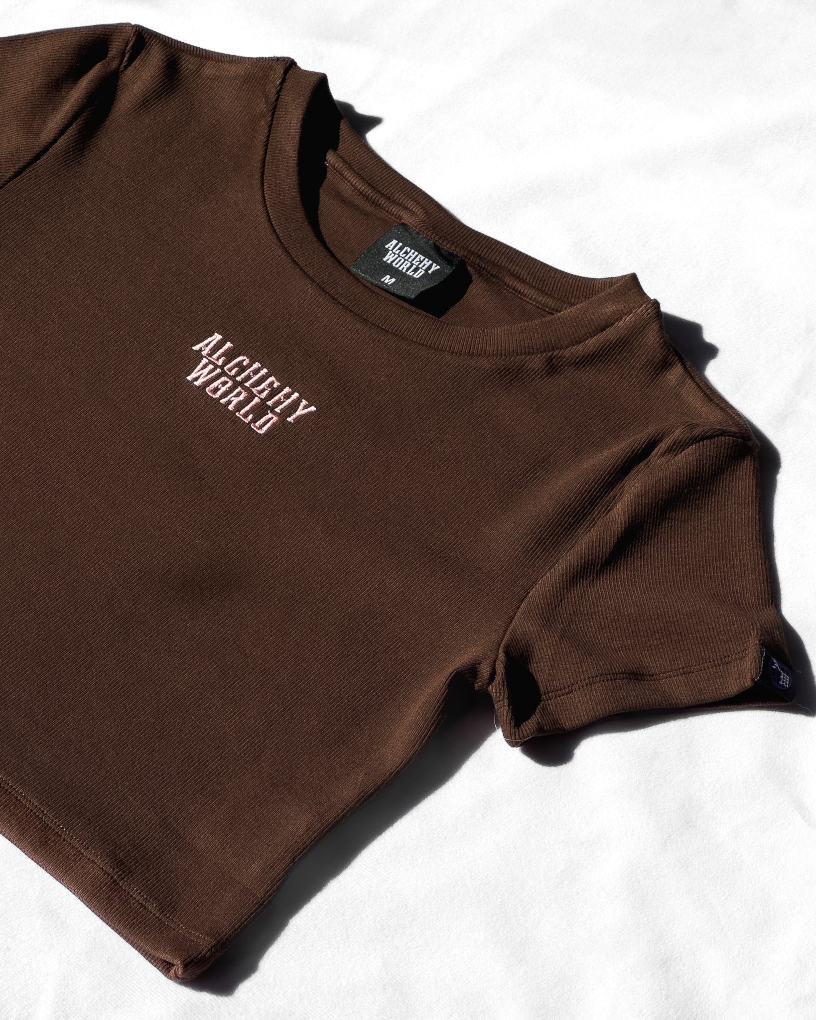 CHOCOLATE CROP TOP