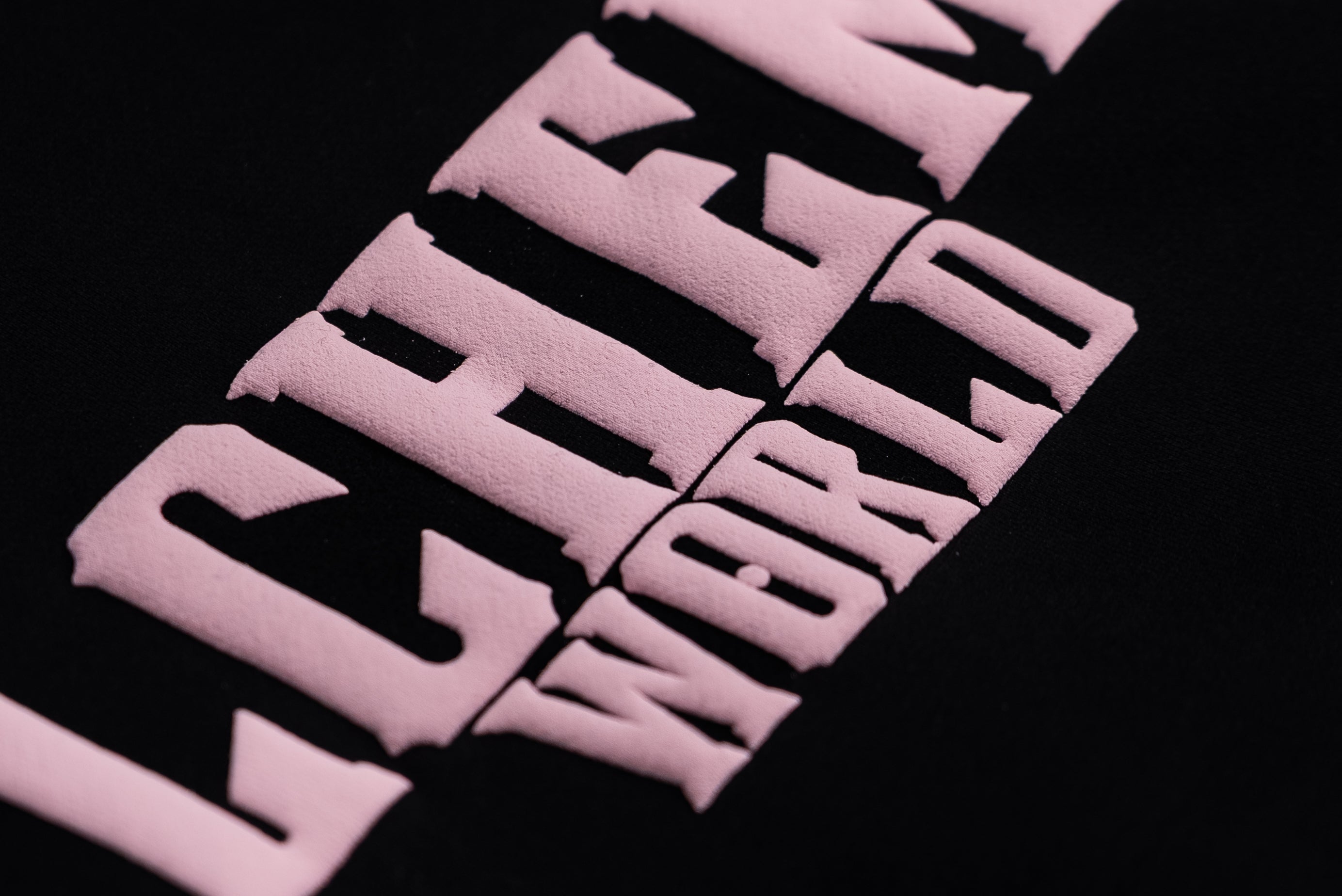 Alchemy World Women’s Cropped Hoodie — Black/pink